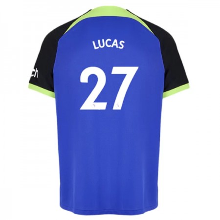 Virallinen pelipaita Tottenham Hotspur Lucas 27 Vieras 2022-23 Lyhythihainen - Miesten